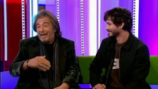 HUNTERS  Al Pacino & Logan Lerman interview  [ subtitled ]