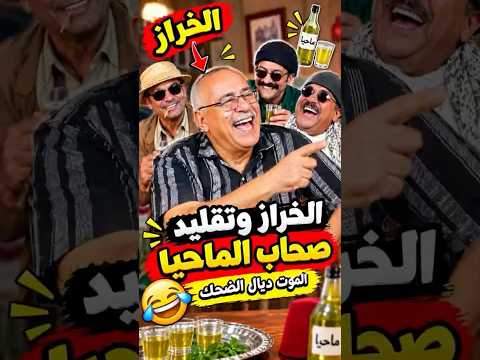 الخراز وتقليد صحاب المااا حيا 🍾🍾😂 المووت دالضحك😂😂
