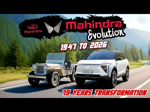 Mahindra Car Transformation 🇮🇳 | From 1947 Willys Jeep to 2026 XUV.e8 Electric SUV | @mahindra