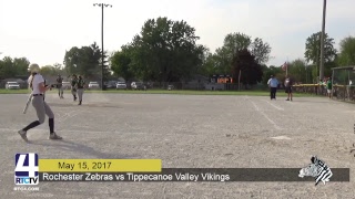 Rochester Zebra Softball vs Tippecanoe Valley