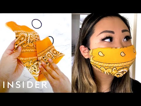 How To Make And Wear DIY Face Masks, According To Experts