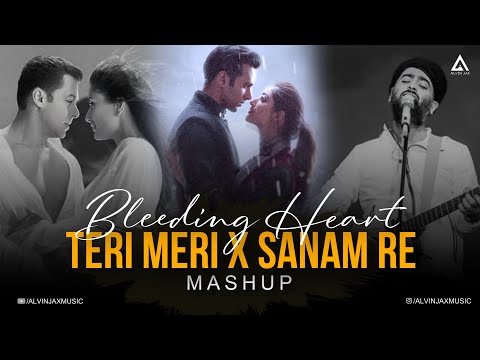Bleeding Heart Mashup | Teri Meri x Sanam Re x Dua | Bollywood Chillout Mashup 2025