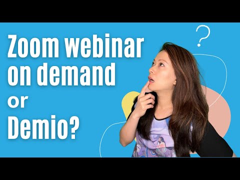 Zoom Webinar On Demand: Limitations and Alternatives #zoom #demio #ewebinar