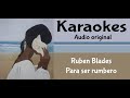 Ruben Blades   Para ser Rumbero   Karaoke