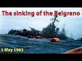 The sinking of the Belgrano