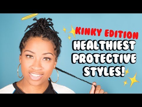 Find The Safest Protective Style's For Thin, Thick, Short or Long Natural Hair! 🔥 Video