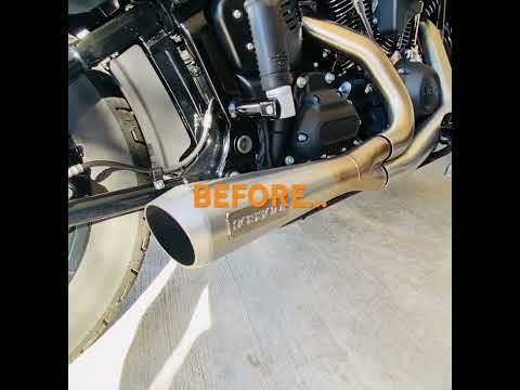 (BEFORE and AFTER!!!) S&S 475 Cam w/ performance intake manifold #harleydavidson #streetbob
