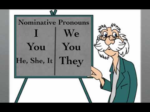 Nominative and Objective Pronouns Song