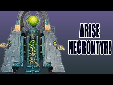 How to paint a Warhammer 40K Necron monolith!
