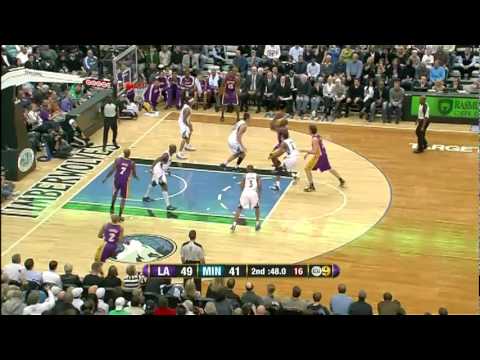 11 19 2010   Lakers vs  Timberwolves   Team Highlights