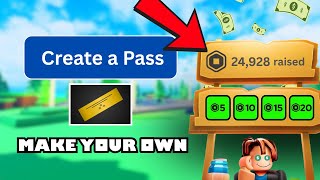How to MAKE a Game Pass to Earn Money in PLS Donate (EASY ROBLOX GUIDE)