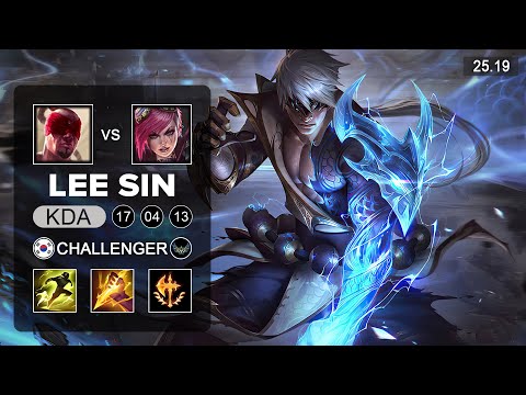 Lee Sin vs Vi Jungle - KR Challenger - Patch 25.19 Season 15