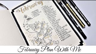 Bullet Journal - February 18 Ideas - Plan With Me