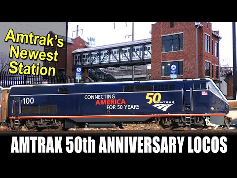 Farewell Station on the Keystone Corridor! Amtrak’s Newest Station & 50th Anniversary Locomotives