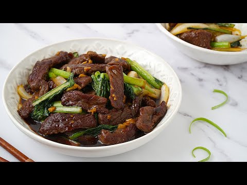 Easy Beef stir fry in oyster sauce in 30mins