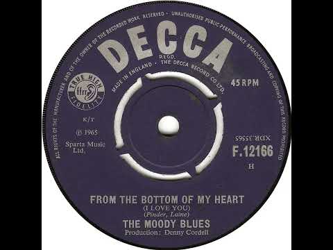 UK New Entry 1965 (141) The Moody Blues - From The Bottom Of My Heart (I Love You)