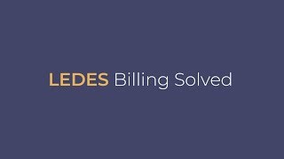Easy Legal Billing video