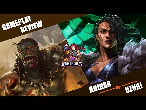 Flesh and Blood Classic Constructed Gameplay Review - Rhinar vs Uzuri Calling Antwerp