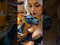 The witch brings dragon to life 🐉 #shorts
