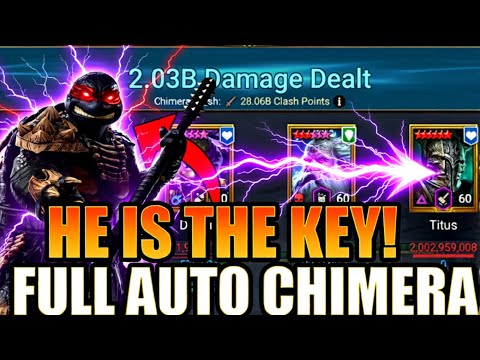 He is the KEY! No Reviver + INSANE Damage Full Auto Chimera Team Raid: Shadow Legends