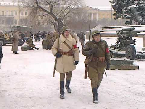 Leningrad in the blockade 1941 - 1944 | Historical reconstruction 2012 year.