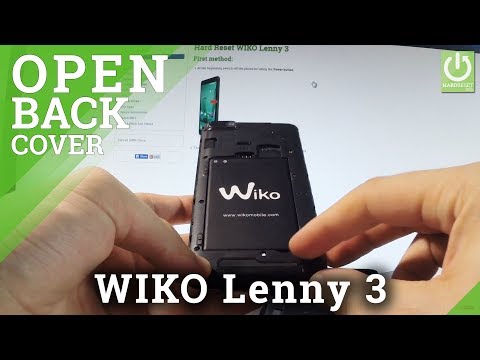 Quitar la batería del WIKO Lenny 3 - Forzar reinicio / Abrir la tapa trasera