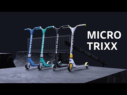 Самокат Micro серії Trixx 2.0 - Сіро-жовтий (до 100 kg, 2-х колісний) (SA0186)