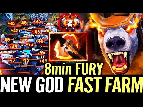 🔥 NEW GOD URSA Almost 8min Fury — Ramzes666 100% Max Speed Fast Farm Legit Carry Dota 2 Pro