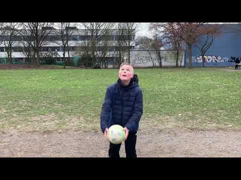Torwartübung von unserem U13-Keeper Nico