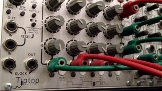 Video thumbnail for Modular Wild Presents SOUNDS-TipTop Audio Trigger Riot- Divide and Probability Modes by Modular Wild