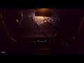 Rainstorm From Inside Car With Thunder Relaxing Sounds For Sleep Insomnia Study PTSD