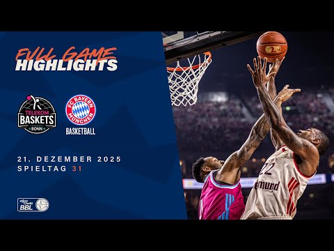 Telekom Baskets Bonn vs. FC Bayern München Basketball - Full Game Highlights - Spieltag 31, 25/26
