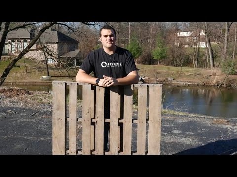 Pallets to Folding Saw Horses