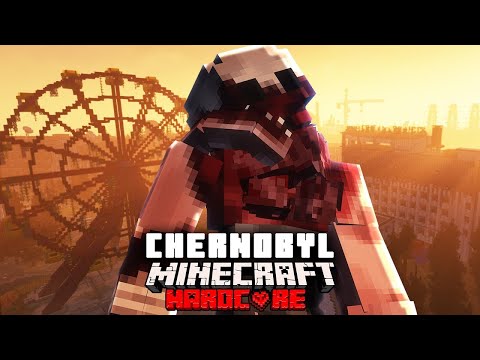 Passei 100 dias em Chernobyl radioativo no Minecraft Hardcore... Aqui está o que aconteceu