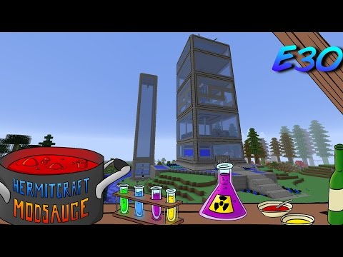Minecraft Mods - ModSauce - AUTO MODDED MOB FARM!!! ( Hermitcraft Modded Minecraft E30 )