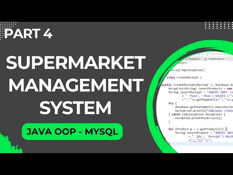 Supermarket Management System Using Java Object Oriented Programming Oop Part 4