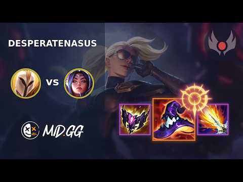 MID.GG: [ DesperateNasus ] Kayle MID vs Irelia | EUNE GRANDMASTER | LOL Season 2026