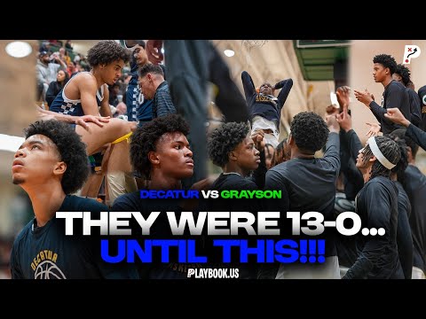 BUZZER BEATER SHOCKER!! DECATUR STUNS 13-0 GRAYSON at the HORN😱!! Decatur vs Grayson High Highlights