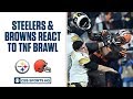 PRESS CONFERENCE: Browns and Steelers react to the Myles Garrett brawl on TNF | CBS Sports HQ