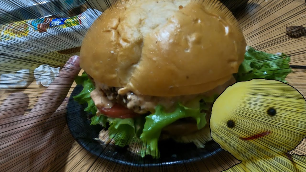 でっけえクルミパン！バンズにしてぇよなぁ！　#ハンバーガー　#激かわマスコット