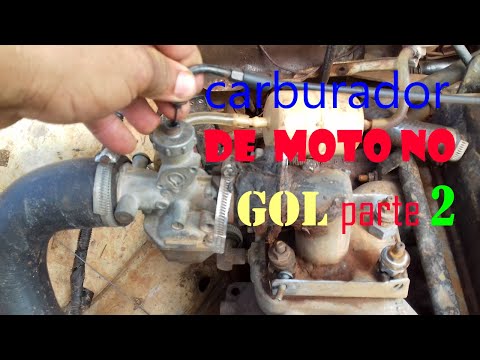 carburador de moto no gol parte 2