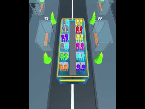 Bus Sort Color Puzzle Game