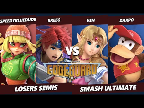 Edgeguard Losers Semis - Speedybluedude & Kreeg Vs. Ven & Dakpo - SSBU Ultimate Tournament