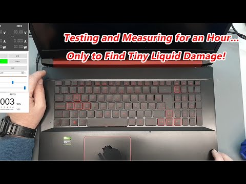 Acer Nitro 7 - Motherboard repair - Almost missed this fault