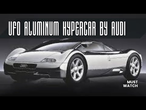 UFO Aluminum Hypercar by Audi.  The most expensive supercars.