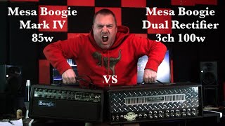 Video thumbnail for Mesa Boogie Mark IV vs Mesa Boogie Dual Rectifier 3ch 100w |High Gain Amp Shootout by Cryptic Mask Guitar