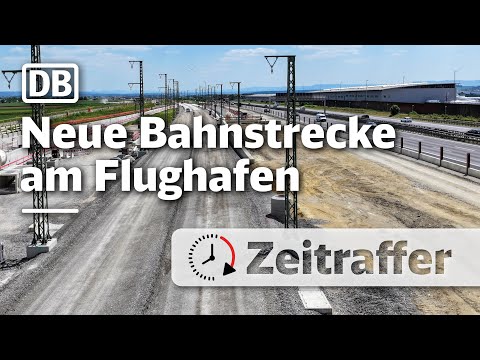 Baustelle im Zeitraffer: Neue Stuttgart 21-Bahnstrecke entsteht am Flughafen