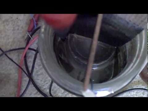 Elektrolyse Wasser, kein hho, reiner Wasserstoff, Ballon steigt nach oben - eflose #46