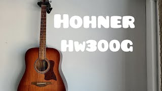 Video thumbnail for Hohner HW300G review | handcrafted Dreadnought by P.P.K Suhonen