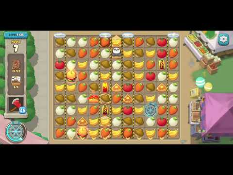 We Bare Bears Match3 Repairs Level 1135 - No Boosters